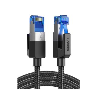 UGREEN kabel Ethernet F/FTP CAT8, opletený, černá - 2m (MSB1)