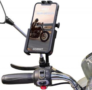 Univerzální kovový držák na smartphone na motocykl