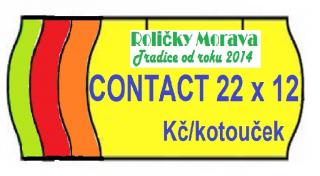 CONTACT 22x12 signální cena za: 1 ks kotouček