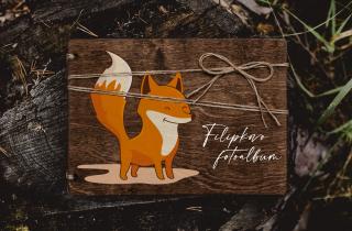 Dětské fotoalbum #foxie Vyberte barvu desek: Hnědá - Bříza 6 mm