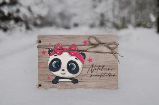 Dětské fotoalbum #panda Vyberte barvu desek: Přírodní - Dub 4 mm
