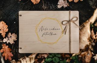 Dřevěné dřevěné fotoalbum #brown Vyberte barvu desek: Přírodní - Bříza 6 mm