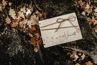 Dřevěné fotoalbum #hearts Vyberte barvu desek: Přírodní - Bříza 6 mm