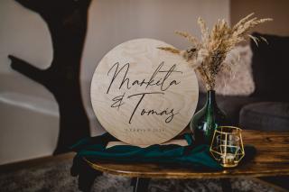 Svatební uvítací deska #circle1  Uvítejte Vaše hosty stylově na Vaší svatbě. Barva dřeva: Přírodní