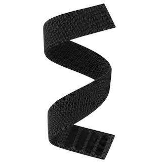 22mm Pratelný nylonový provlékací řemínek pro Garmin Fenix Epix 2 PRO na suchý zip velcro UltraFit Černá