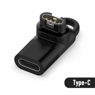 4PIN V2 90° USB-C Micro USB iPhone Lightning redukce adaptér konektor nabíječka nabíjecí pro Garmin Fenix Epix 2 PRO a další USB-C