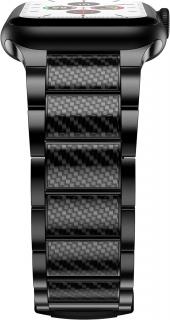 ACARBON titanový karbonový černý řemínek pro Apple Watch Ultra 2 38mm/40mm/41mm 42mm/44mm/45mm/49mm ACARBON (42 44 45 49mm)