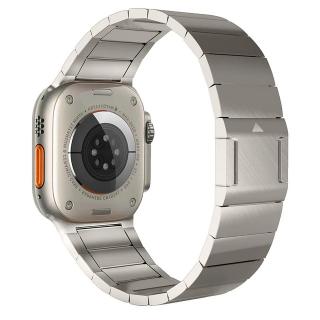 ASTEEL kovový magnetický řemínek pro Apple Watch Ultra 2 42mm 44mm 45mm 49 mm Titanová (42 44 45 49mm)