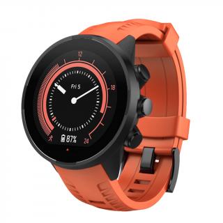 BARO 24mm silikonový řemínek pro SUUNTO 9 / SUUNTO 9 Baro Oranžová