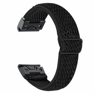 CLASP 20mm nylonový řemínek pro Garmin Fenix 5S/6S/7S QuickFit Černá