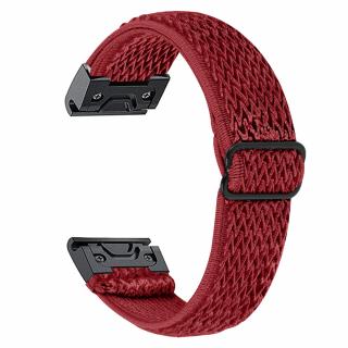 CLASP 20mm nylonový řemínek pro Garmin Fenix 5S/6S/7S QuickFit Červená