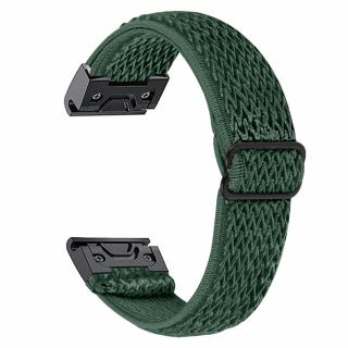 CLASP 22mm nylonový řemínek pro Garmin Fenix Epix 2 QuickFit Army green