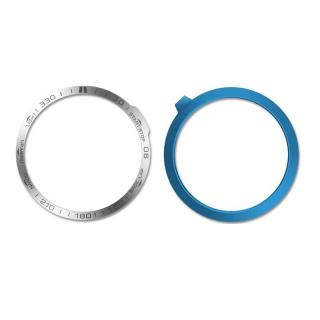 Garmin Fenix 7/Epix 2 PRO ochranná luneta černá stříbrná modrá Stříbrná