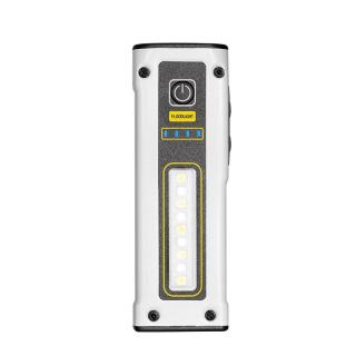 Mini powerbank power bank cestovní LED svítilna USB-C LED světlo Bílá