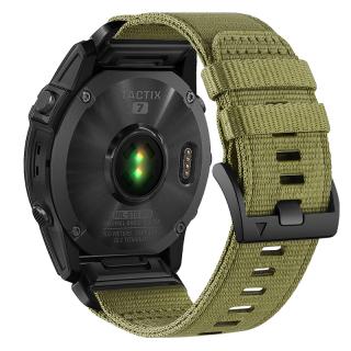 MODERN 26mm prošívaný nylonový řemínek pro Garmin Fenix Tactix QuickFit Army green