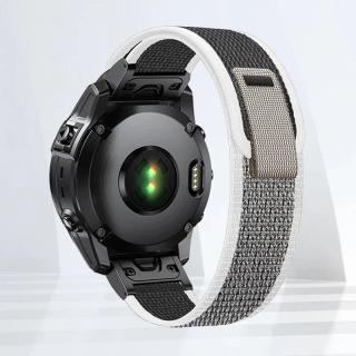 Nylonovej barevnej řemínek na sucháč 22mm pro Garmin Fenix Epix 2 QuickFit 02