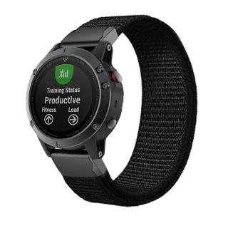 Nylonový řemínek pro Garmin Fenix 22 mm SPORT černý EASYFIT/QUICKFIT