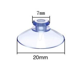 Přísavka pro aplikaci ochranného skla demontáž displejů PVC 20mm 30mm montážní přísavky pro připevnění na sklo mini přísavný háček 20mm