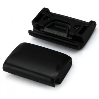 Redukce adaptér řemínku řemínek pro Garmin Fenix 20mm -> 18mm EASYFIT/QUICKFIT (2Ks) Černá