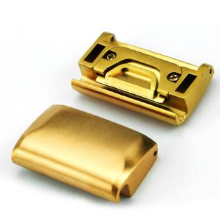 Redukce adaptér řemínku řemínek pro Garmin Fenix 20mm -> 18mm EASYFIT/QUICKFIT (2Ks) Zlatá