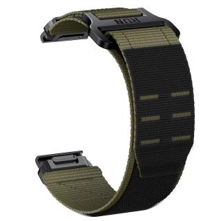 RUN 26mm V2 nylonový řemínek pro Garmin Fenix QuickFit Army green