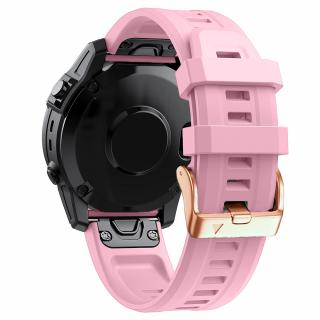 SEVEN 20mm ROSE GOLD silikonový řemínek pro Garmin Fenix růžový QuickFit