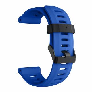 Silikonový gumový řemínek AXIS pro Garmin Fenix 26 mm modrý