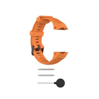 Silikonový gumový řemínek pro Garmin Instinct/Instinct 2 22 mm oranžový