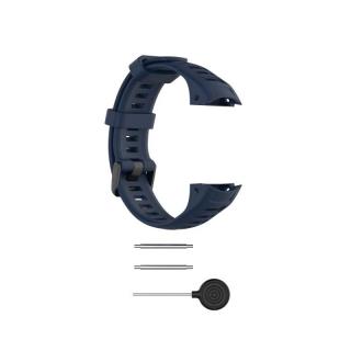 Silikonový gumový řemínek pro Garmin Instinct/Instinct 2 22 mm tmavě modrý