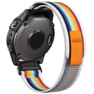 TRAIL 26mm nylonový řemínek trailový tah pro Garmin Fenix QuickFit Barevná