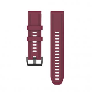 TWO silikonový řemínek pro Garmin Fenix 5s/6s/7s 20mm QuickFit Vínová červená