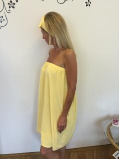 Pareo - oblečení pro klientku na ošetření - žluté