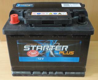 STARTER Plus 12V 55Ah 460A Levá 55565