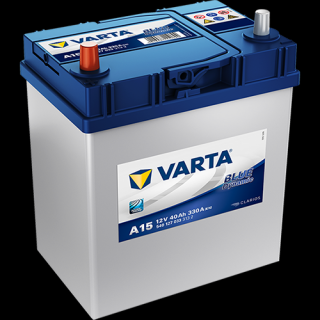 VARTA 12V-40Ah BLUE dynamic (A15) - L - úzký kontakt (187x127x227 mm)