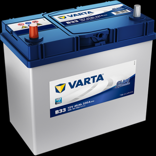 VARTA 12V-45Ah BLUE dynamic (B33) - L - úzký kontakt (238x129x227 mm)