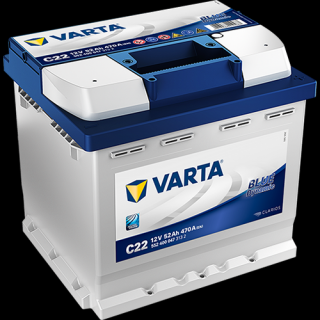 VARTA 12V-52Ah BLUE dynamic (C22) - P (207x175x190 mm)