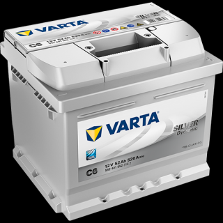 VARTA 12V-52Ah SILVER dynamic (C6) - P - nízká (207x175x175 mm)