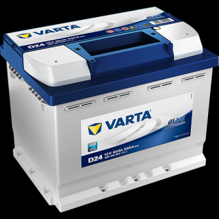 VARTA 12V-60Ah BLUE dynamic (D24) - P  (242x175x190 mm)