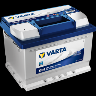 VARTA 12V-60Ah BLUE dynamic (D59) - P - nízká (242x175x175 mm)
