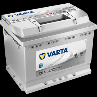 VARTA 12V-63Ah SILVER dynamic (D15) - P (242x175x190 mm)