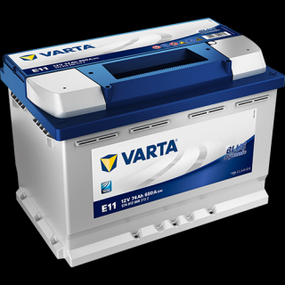 VARTA 12V-74Ah BLUE dynamic (E11) - P (278x175x190 mm)