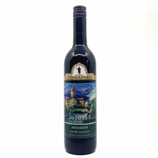 Tsinapari Akhasheni polosladké červené gruzínské víno 2018 0,75l