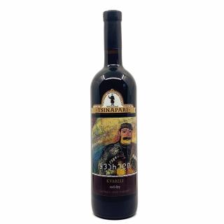 Tsinapari Kvareli suché gruzínské červené víno 2017 0,75l