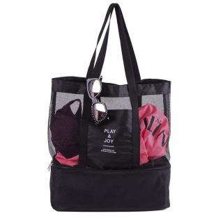 B2B Plážová taška s termo přihrádkou Barva: Černá