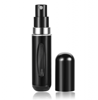 B2B Plnitelný rozprašovač na parfém plnitelný zdola 5 ml Barva: Černá