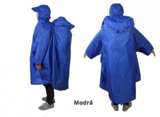 Bluefield pláštěnka jednodílná s kapsou na batoh Barva: Modrá