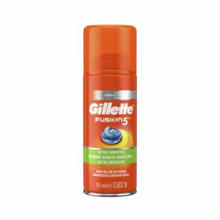 Gillette Fusion 5 Ultra Sensitive gel na holení, 75 ml