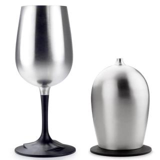 GSI Outdoors Glacier Stainless Nesting Wine Glass Typ: Bílé víno