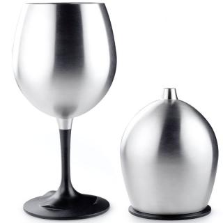 GSI Outdoors Glacier Stainless Nesting Wine Glass Typ: Červené víno