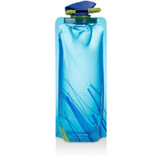 Vapur skládací láhev 600 ml Cestovní skládací láhev: Modrá